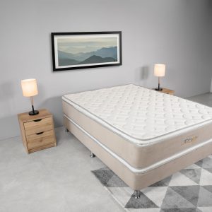 Combo colchón Oro Doble Pillow + Base cama
