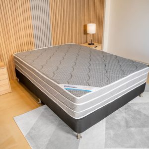Combo colchón Zafiro Súper Ortopédico + Base cama