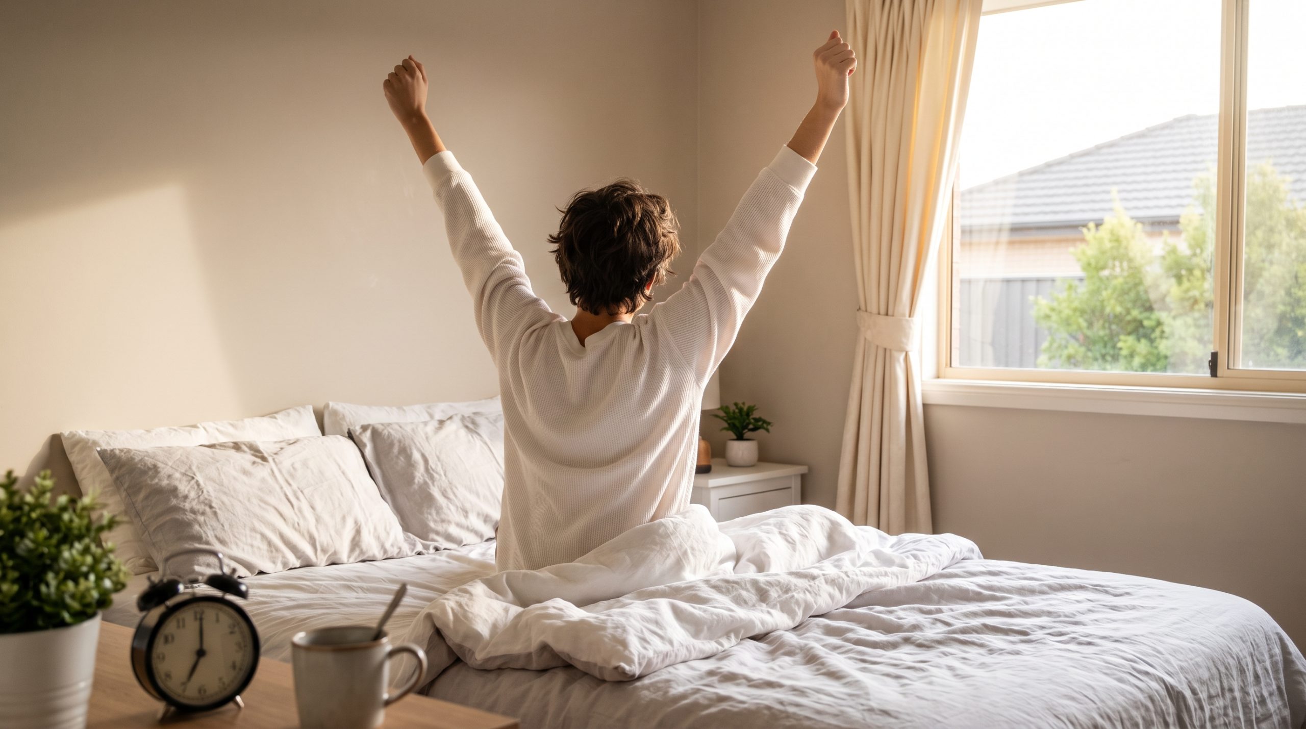Dormir bien mejora tu calidad de vida al despertar con más energía cada mañana